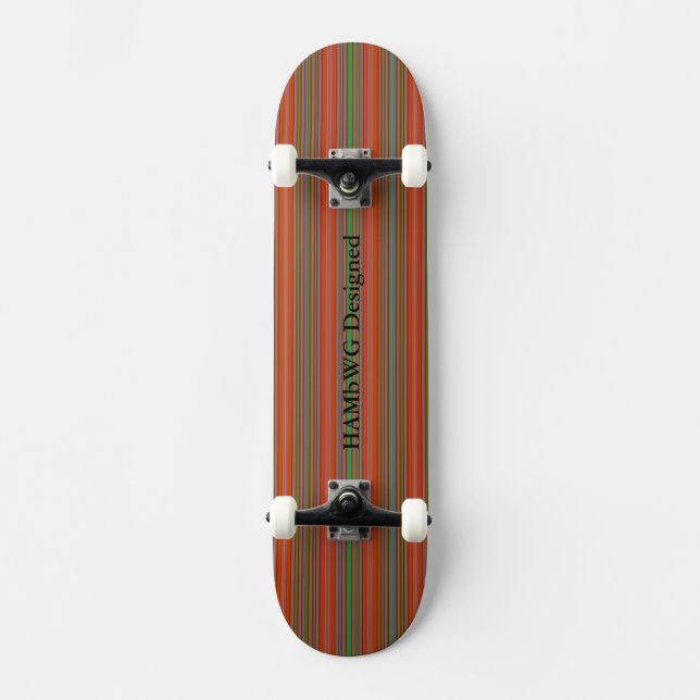 Diseñado para HAMbyWG - Skateboard - O/A/G (Anverso)