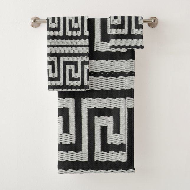 Diseñador de claves griegas de aspecto gris (In situ)