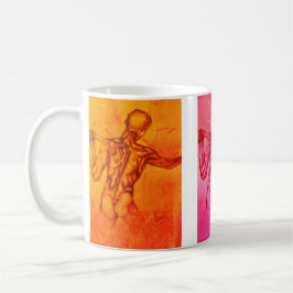 diseñador de figuras de arte taza de café