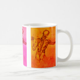 diseñador de figuras de arte taza de café
