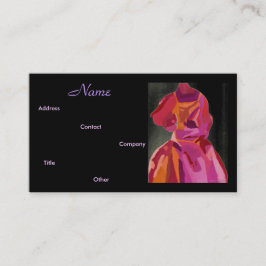 Diseñador de moda Autumn II Tarjeta de visita