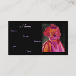 Diseñador de moda Autumn II Tarjeta de visita