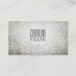 Diseñador de moda Gray Tones Mandala tarjeta de vi