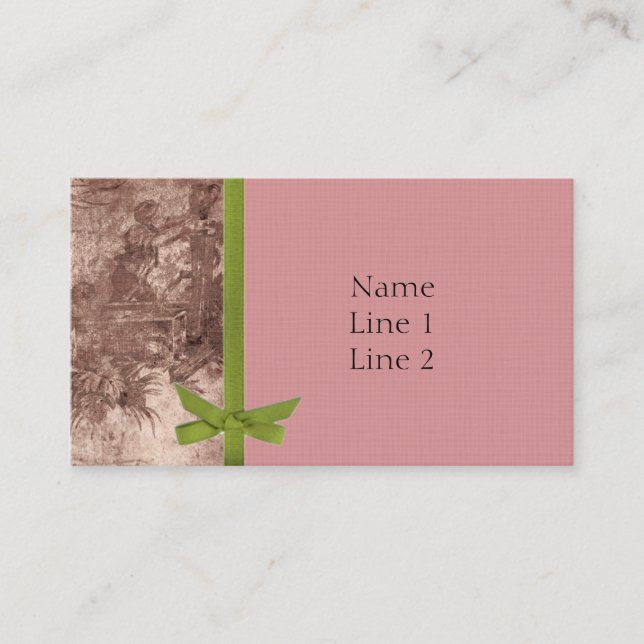 Diseñador de negocios - Tarjetas de perfil (Anverso)