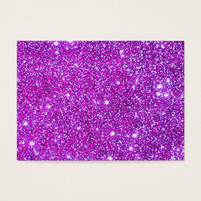 Diseñador de Purpurinas Pink Purple Sparkly Glam (Frente)