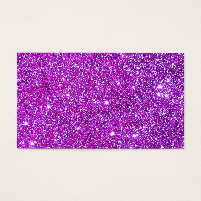 Diseñador de Purpurinas Pink Purple Sparkly Glam (Frente)