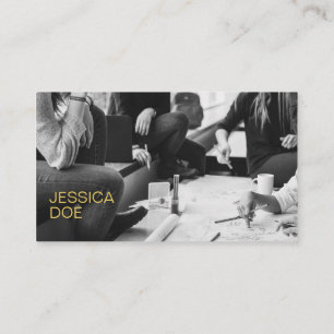 Diseñador interior moderna tarjeta de visita Minim