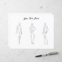 Diseñadoras de plantillas de figuras de moda Croqu