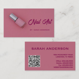 Diseñadores de uñas de tarjetas de contacto de est