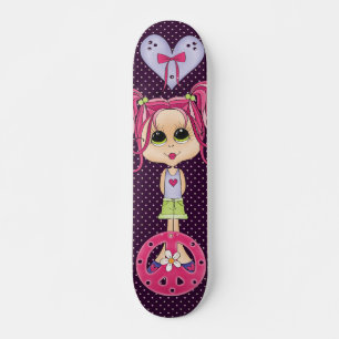 Diseñar Chica de paz#7 Skateboard