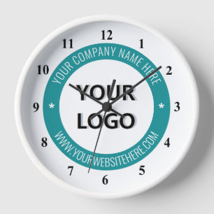 Diseñar la plantilla de reloj de texto del logotip