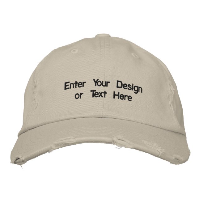 Diseñar su Gorra bordado (Anverso)