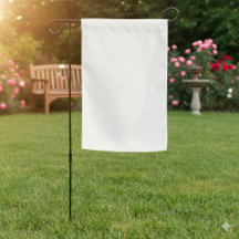 Diseñar su propia bandera de jardín - blanco roto 