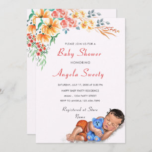 Diseñar su propia invitación personalizada a Baby