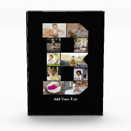 Diseñar su propia letra B Collage de fotos