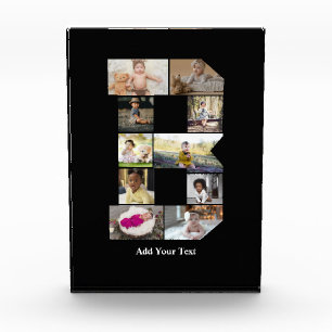 Diseñar su propia letra B Collage de fotos