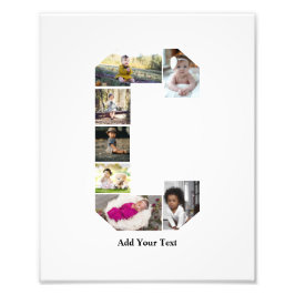 Diseñar su propia letra C Collage de fotos