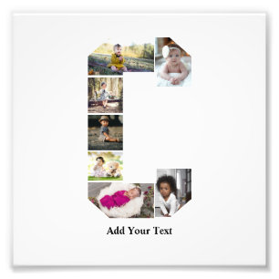 Diseñar su propia letra C Collage de fotos