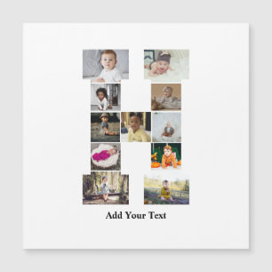 Diseñar su propia letra Collage de fotos H