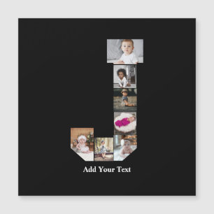 Diseñar su propia letra Collage de fotos J