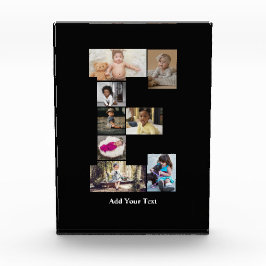 Diseñar su propia letra E Collage de fotos