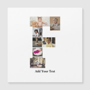 Diseñar su propia letra F Collage de fotos