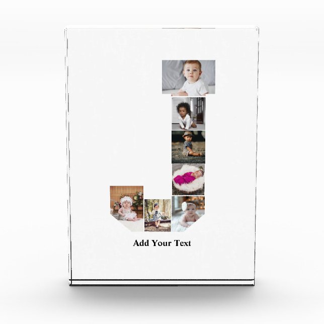 Diseñar su propia letra Poster de Collage de fotos (Anverso)