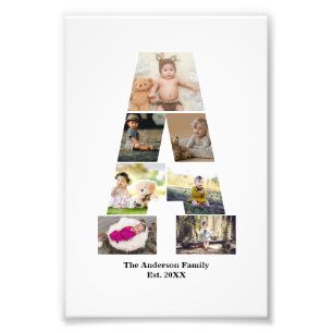 Diseñar su propia letra un Collage de fotos