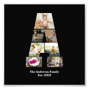 Diseñar su propia letra un Collage de fotos