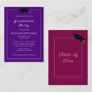 Diseñar su propia plantilla de invitación a gradua