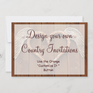 Diseñar su propia plantilla de invitaciones a país