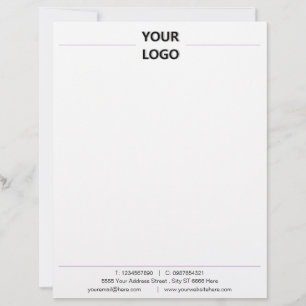 Diseñar su propia plantilla de membrete comercial