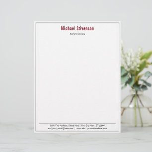 Diseñar su propia plantilla de membrete comercial