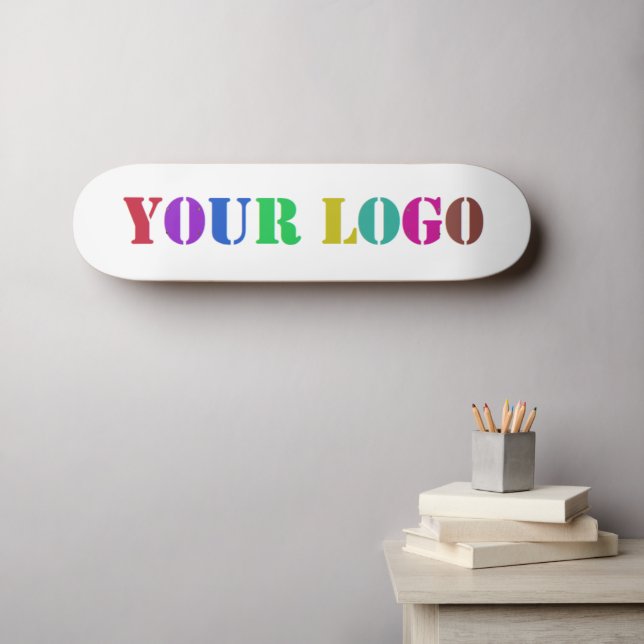 Diseñar su propia plantilla de skateboard de logot (Arte de pared (horz))