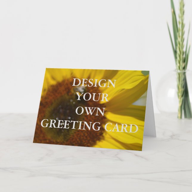 Diseñar su propia tarjeta de felicitación plegada (Anverso)