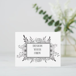 Diseñar su propia tarjeta de Invitación floral
