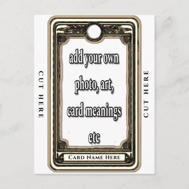 Diseñar su propia tarjeta Tarot (Anverso)