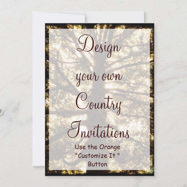 Diseñar su propio árbol de plantillas de invitació (Anverso)