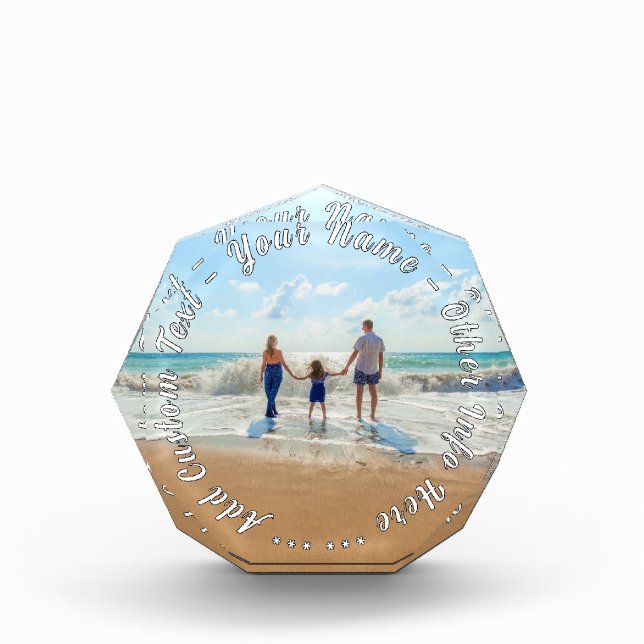 Diseñar su propio bloque de fotos con nombre de te (Anverso)