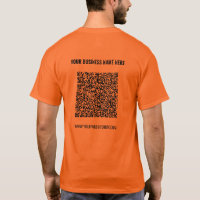 Diseñar su propio código QR y camiseta comercial d