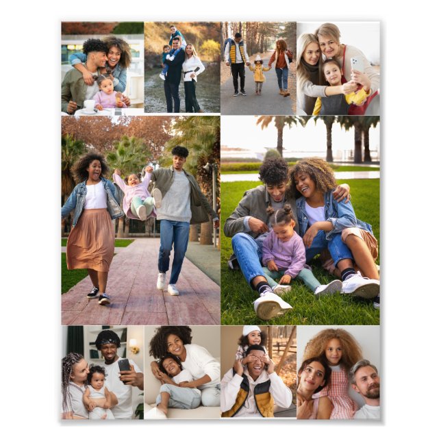 Diseñar su propio Collage de fotos de 10 (Frente)