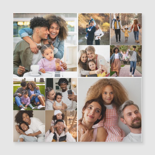 Diseñar su propio Collage de fotos de 10 (Anverso)