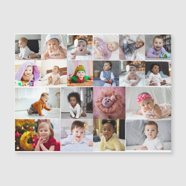 Diseñar su propio Collage de fotos de 20 (Anverso)