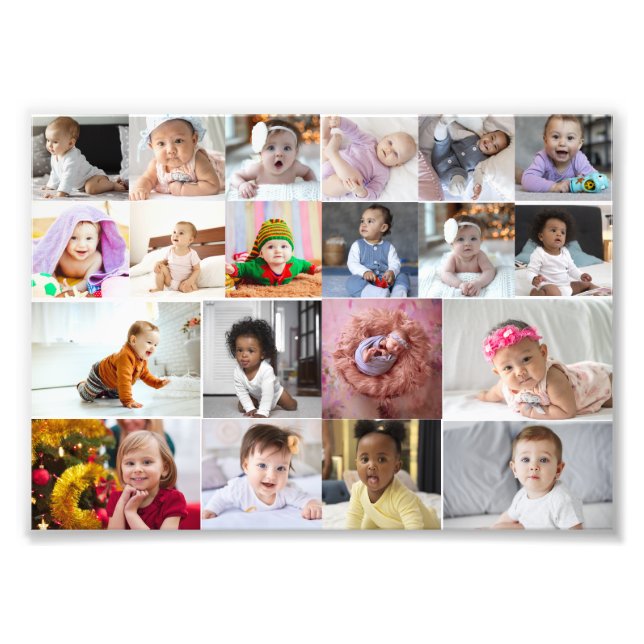 Diseñar su propio Collage de fotos de 20 (Frente)