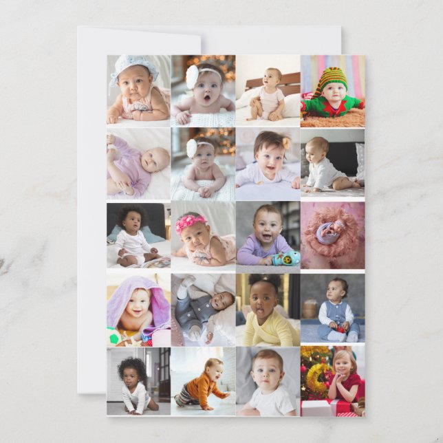 Diseñar su propio Collage de fotos de 20 (Anverso)