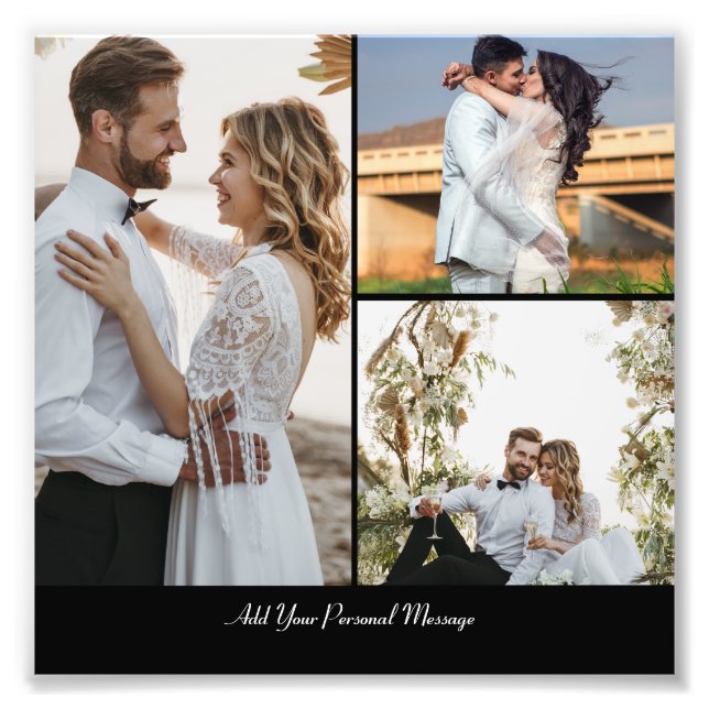 Diseñar su propio Collage de fotos de 3 (Frente)