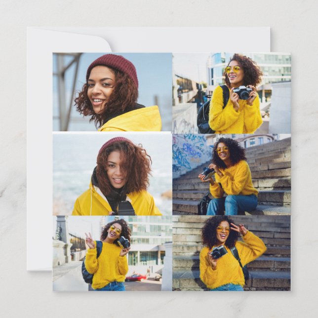 Diseñar su propio Collage de fotos de 6 (Anverso)