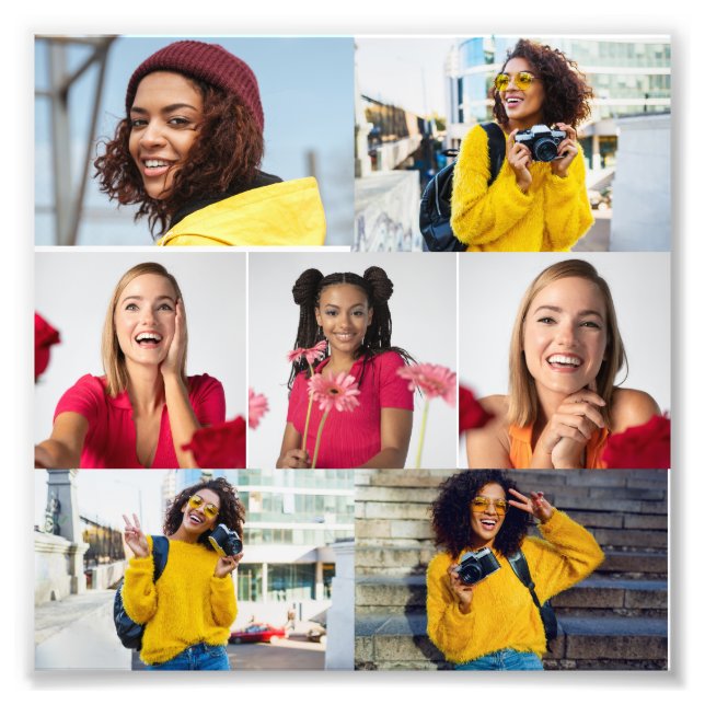 Diseñar su propio Collage de fotos de 7 (Frente)