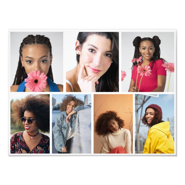 Diseñar su propio Collage de fotos de 7 (Frente)