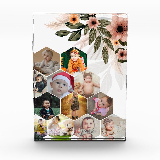 Diseñar su propio Collage de fotos Floral 12 (Anverso)